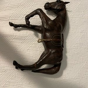 Vintage 1960’s leather wrapped horse